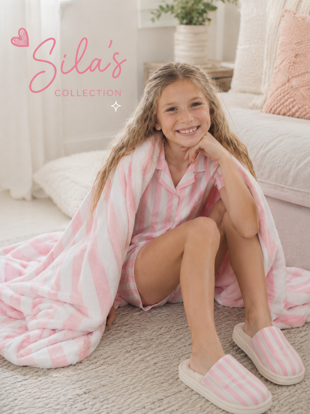 Pink Stripes by Sila
