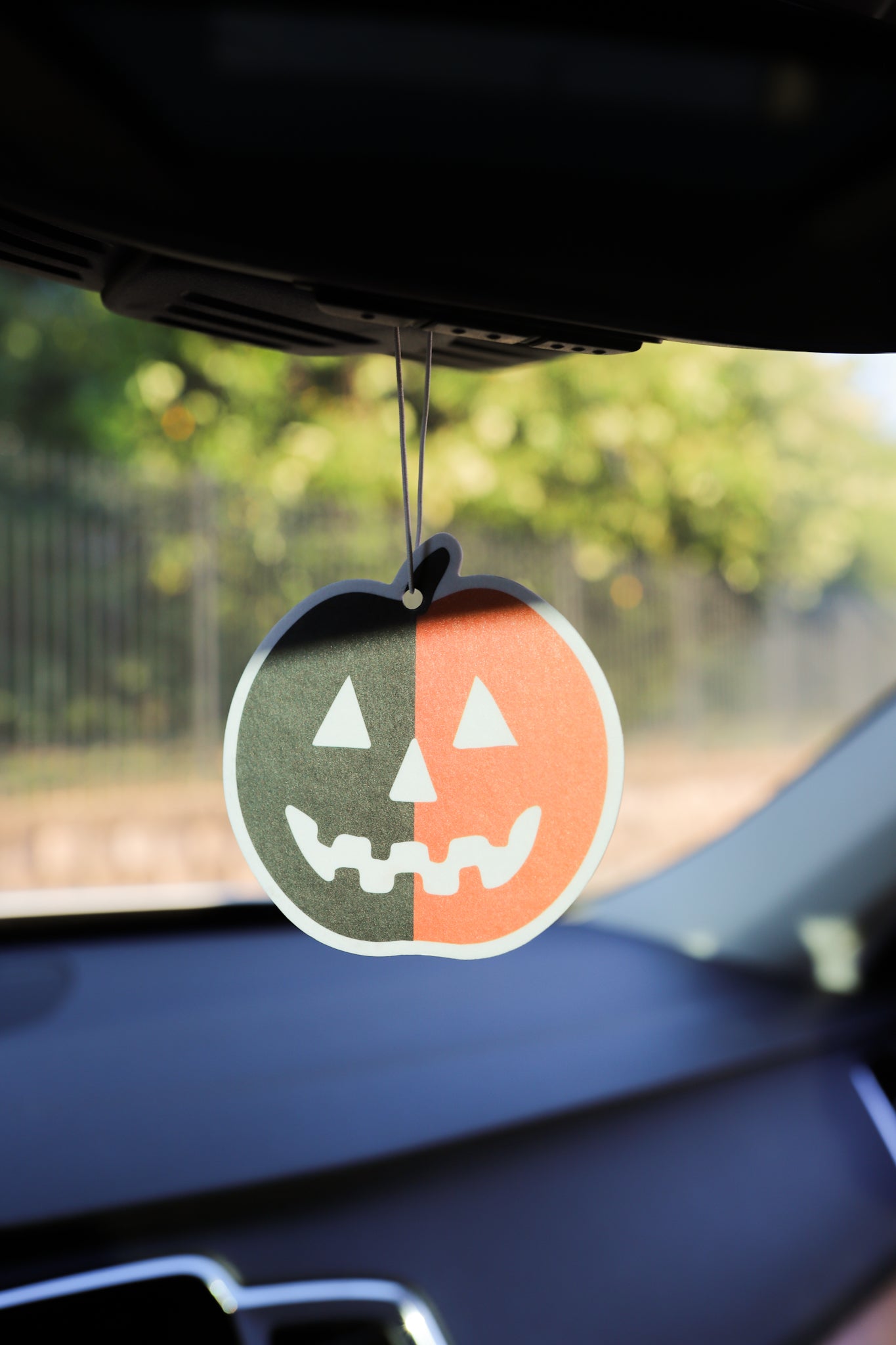 Color Block Pumpkin Air Freshener