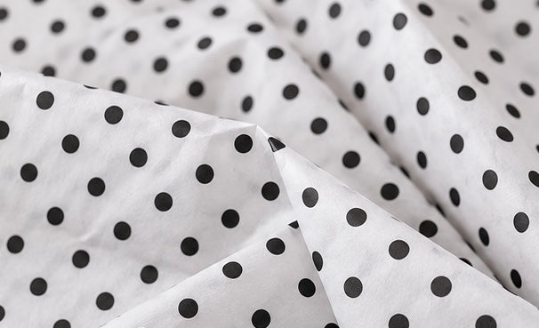 White Polka Dot Tissue Paper
