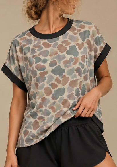 Camo Cross-Back Shirt