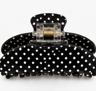 Polka Dot Claw Clip