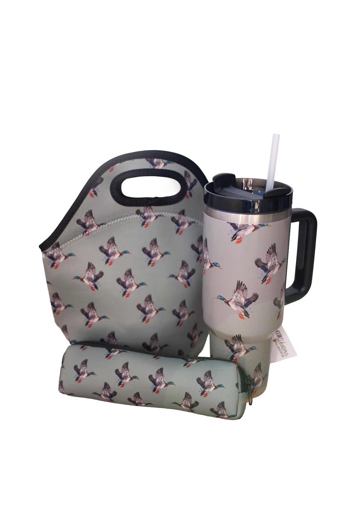 Green Duck Lunch Tote