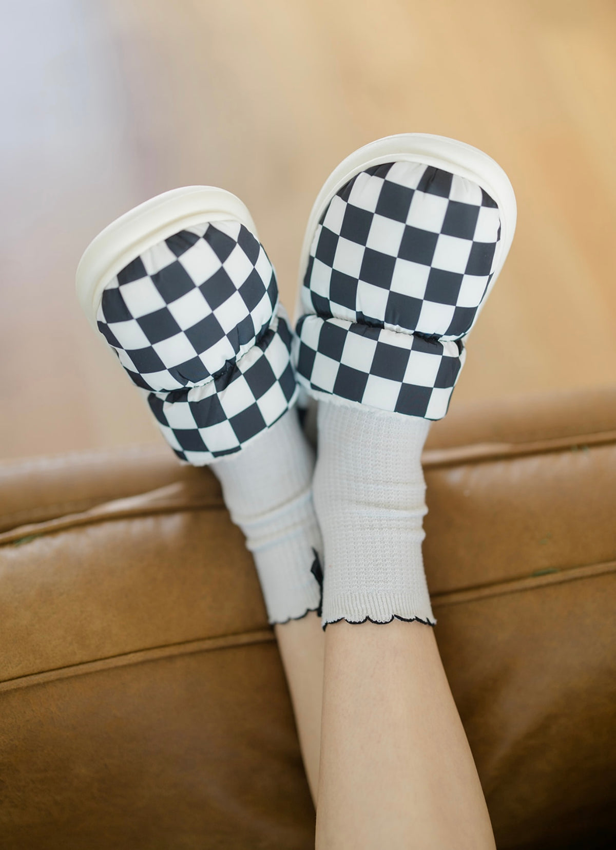 Checkerboard Slippers