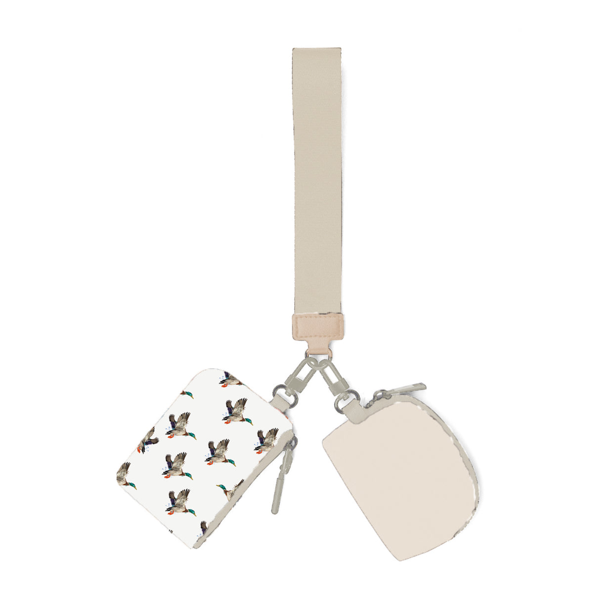 Duck Dual Pouch Wristlet