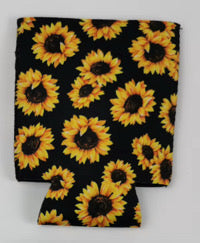 Sunflower Stubby Can Coozies