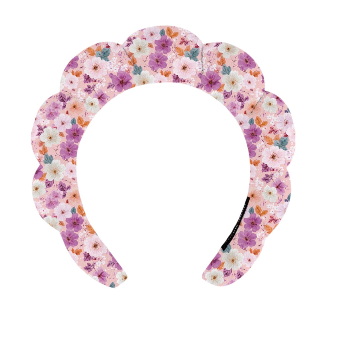 Scarlett Lavender Floral Headband “Get Ready With Me” Skincare Headband