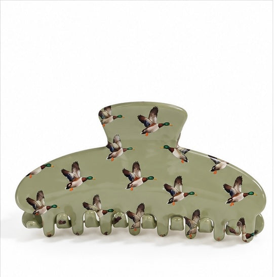 Green Duck Claw Clip