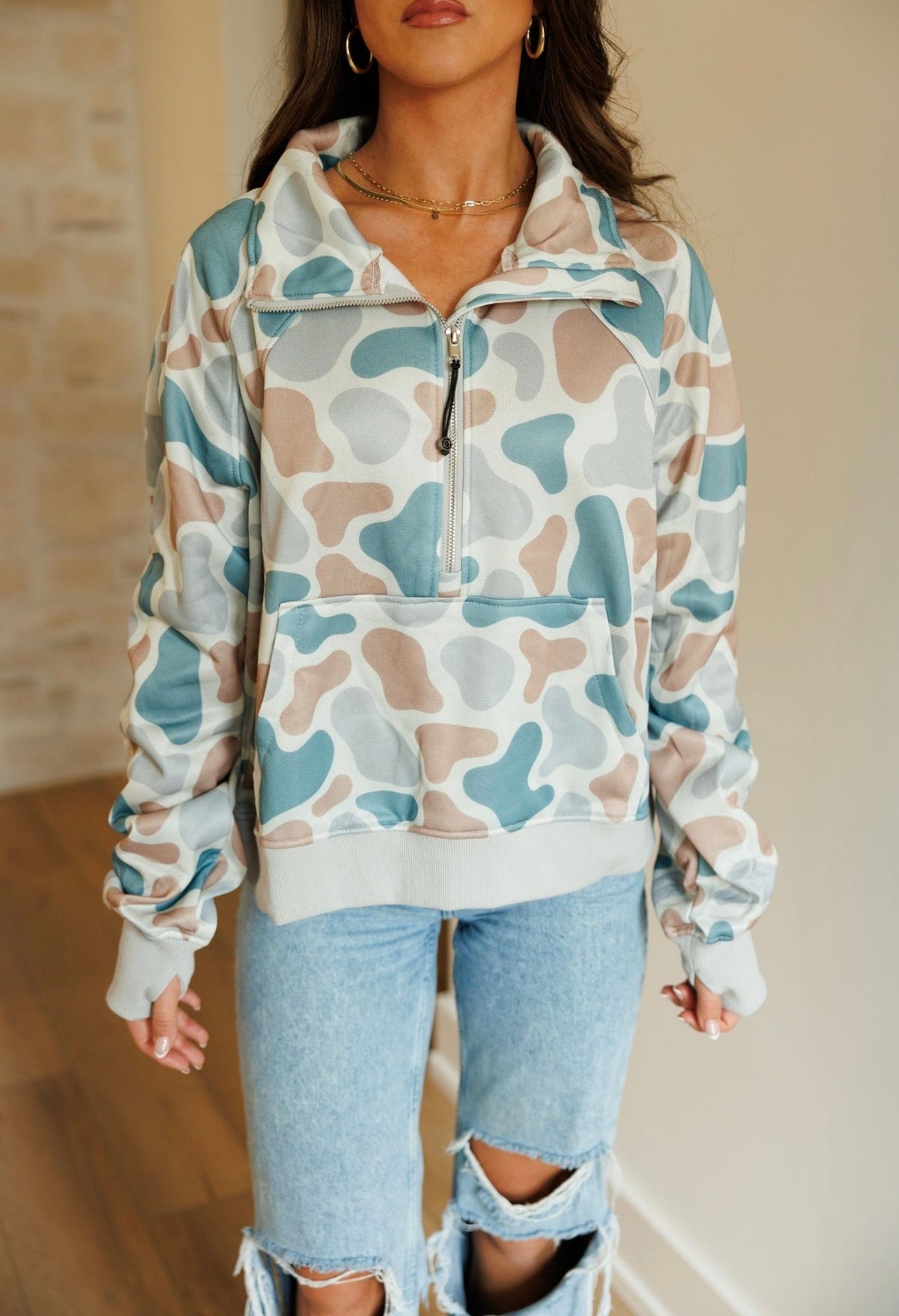 Camo Pullover