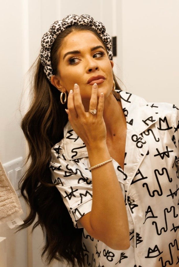Leopard “Get Ready With Me” Skincare Headband