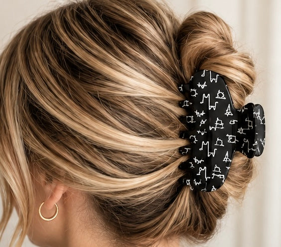 Black Brand Claw Clip