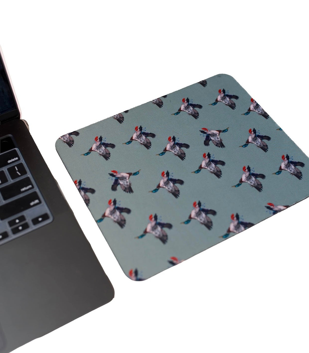 Green Duck Mouse Pad