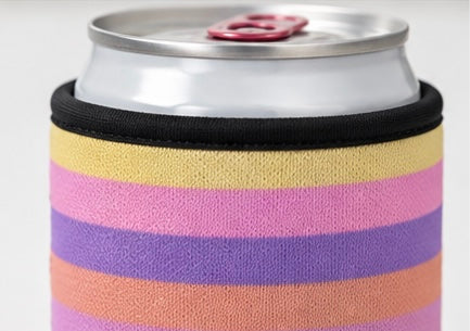 Rainbow Striped Tall Coozie 2-Pack