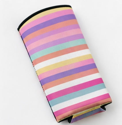 Rainbow Striped Tall Coozie 2-Pack