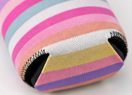 Rainbow Striped Tall Coozie 2-Pack