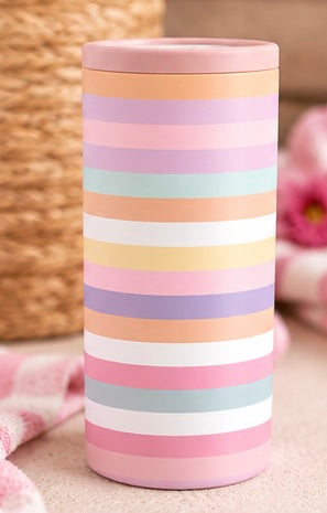 Hard Cooling Can in Rainbow Stripe