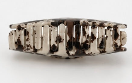 Brown Cowhide Claw Clip