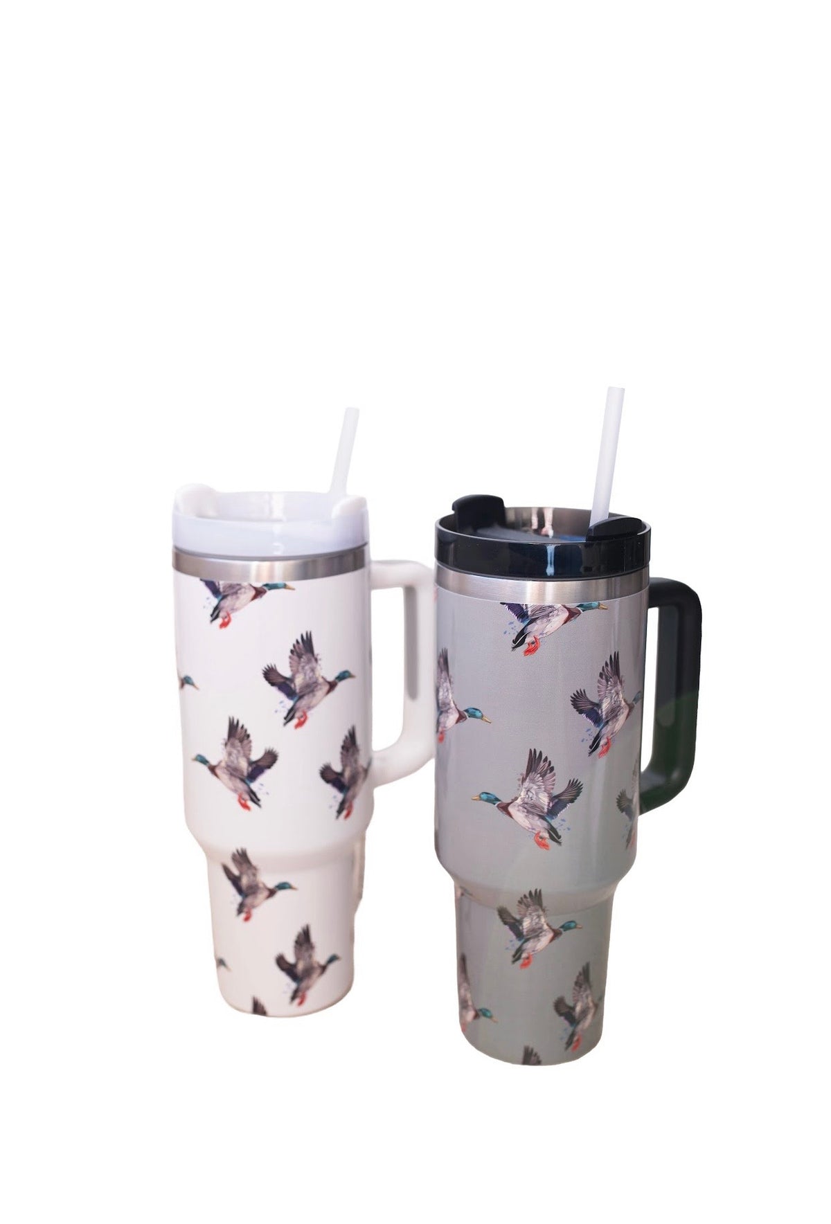 Green Duck Tumbler with Handle