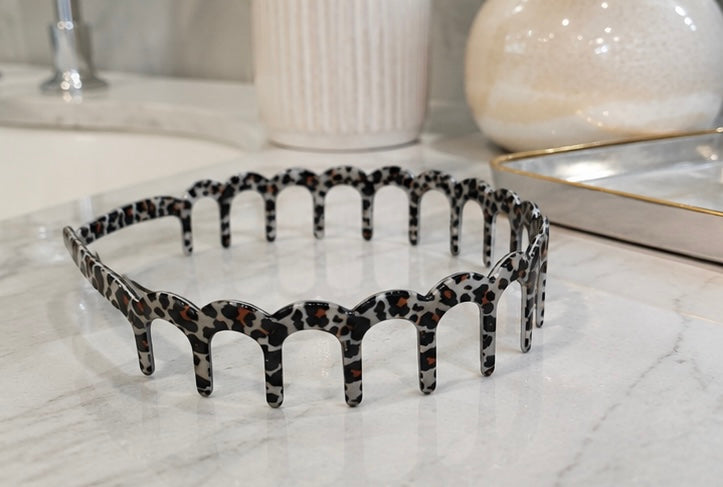 Leopard Zig-Zag Headband