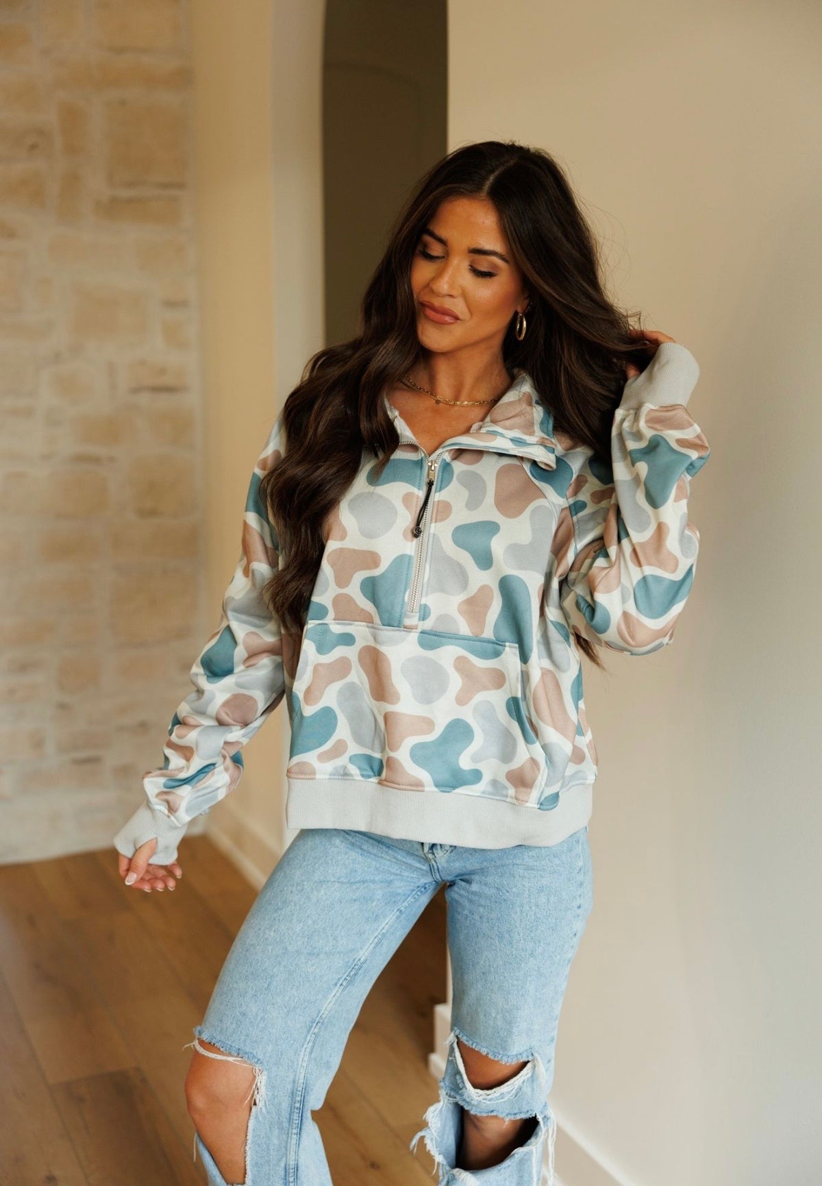 Camo Pullover