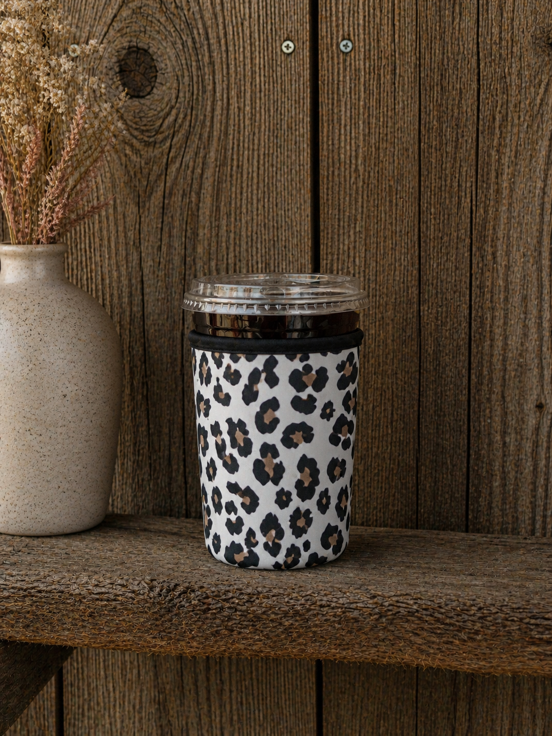 Leopard Drink Sleeve Cozy