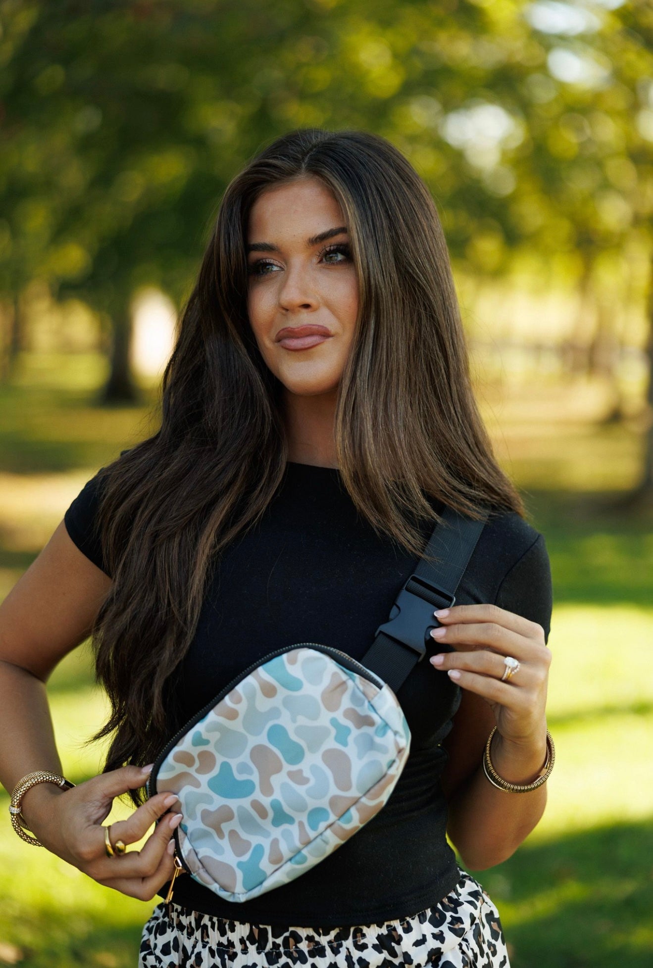 Camo Crossbody Bag