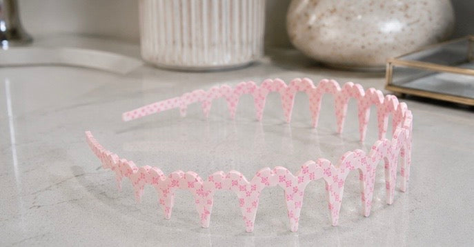 Pink Howdy Zig-Zag Headband