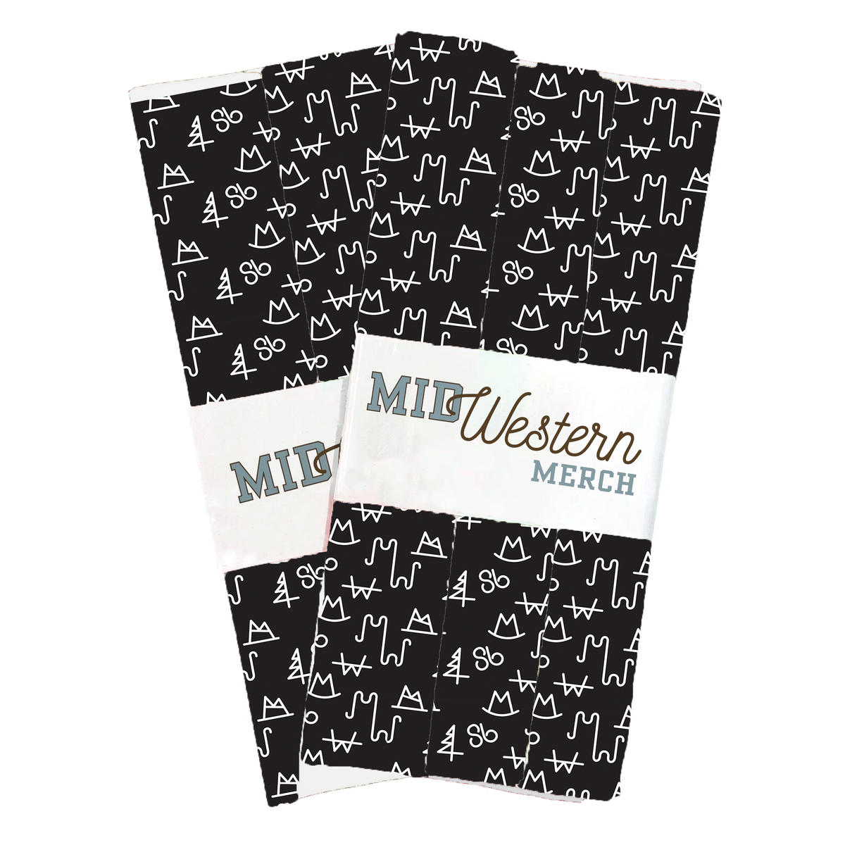 Black Brand Tissue Paper