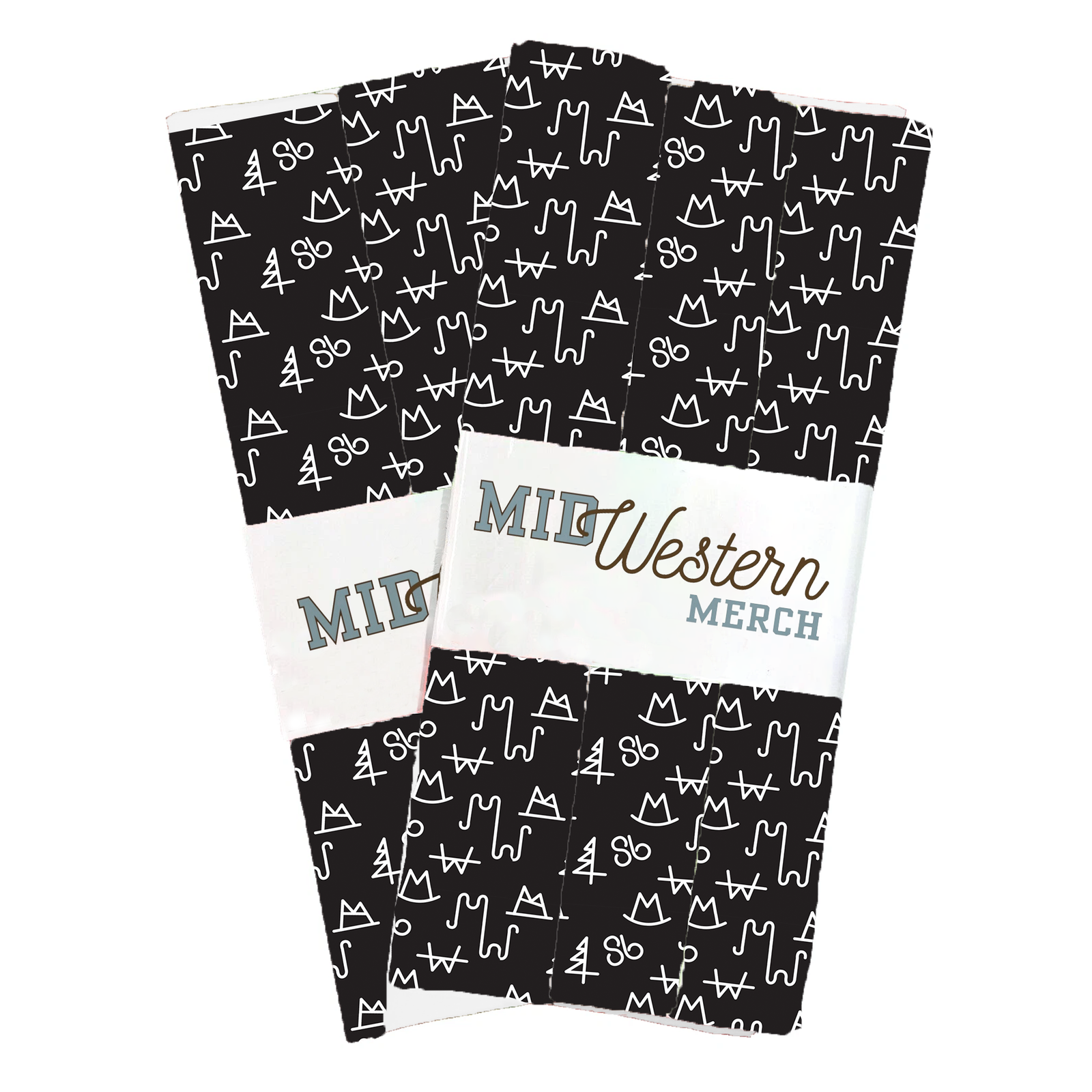 Black Brand Tissue Paper