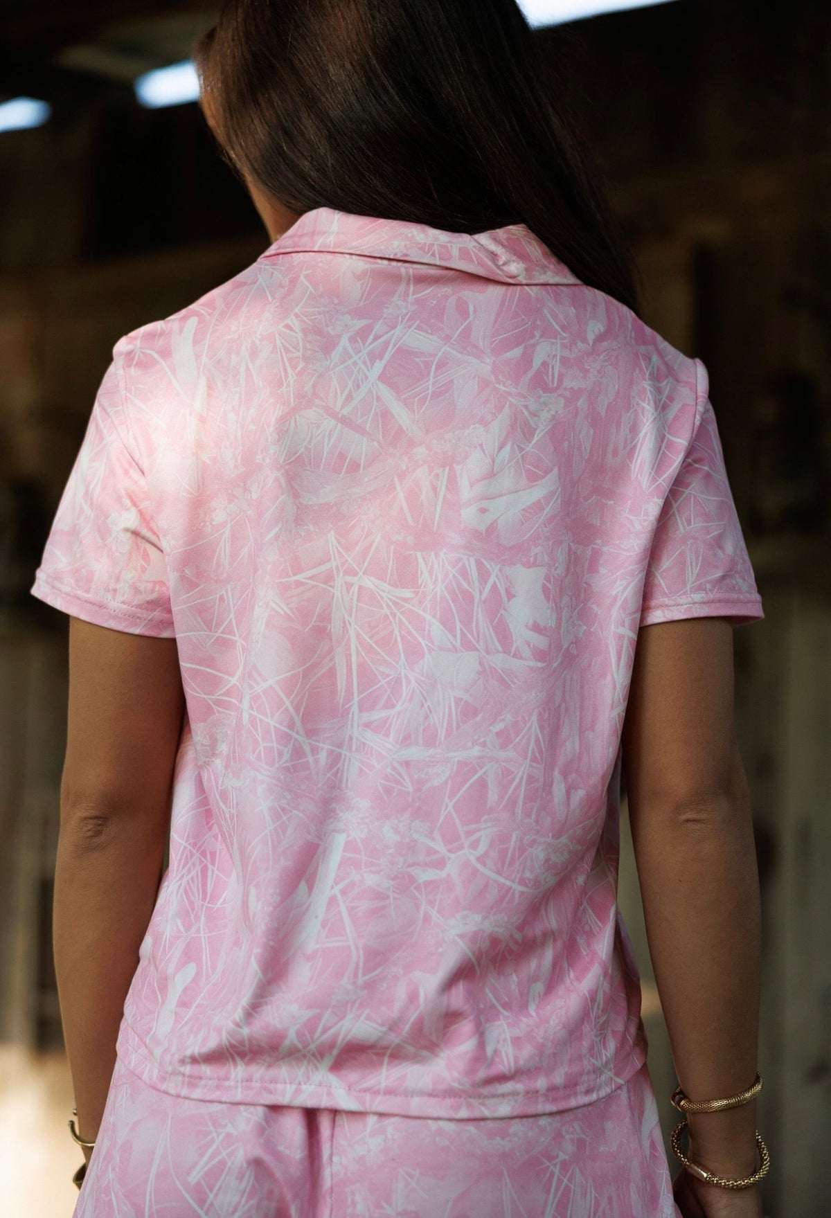 Pink Camo Pajama Set