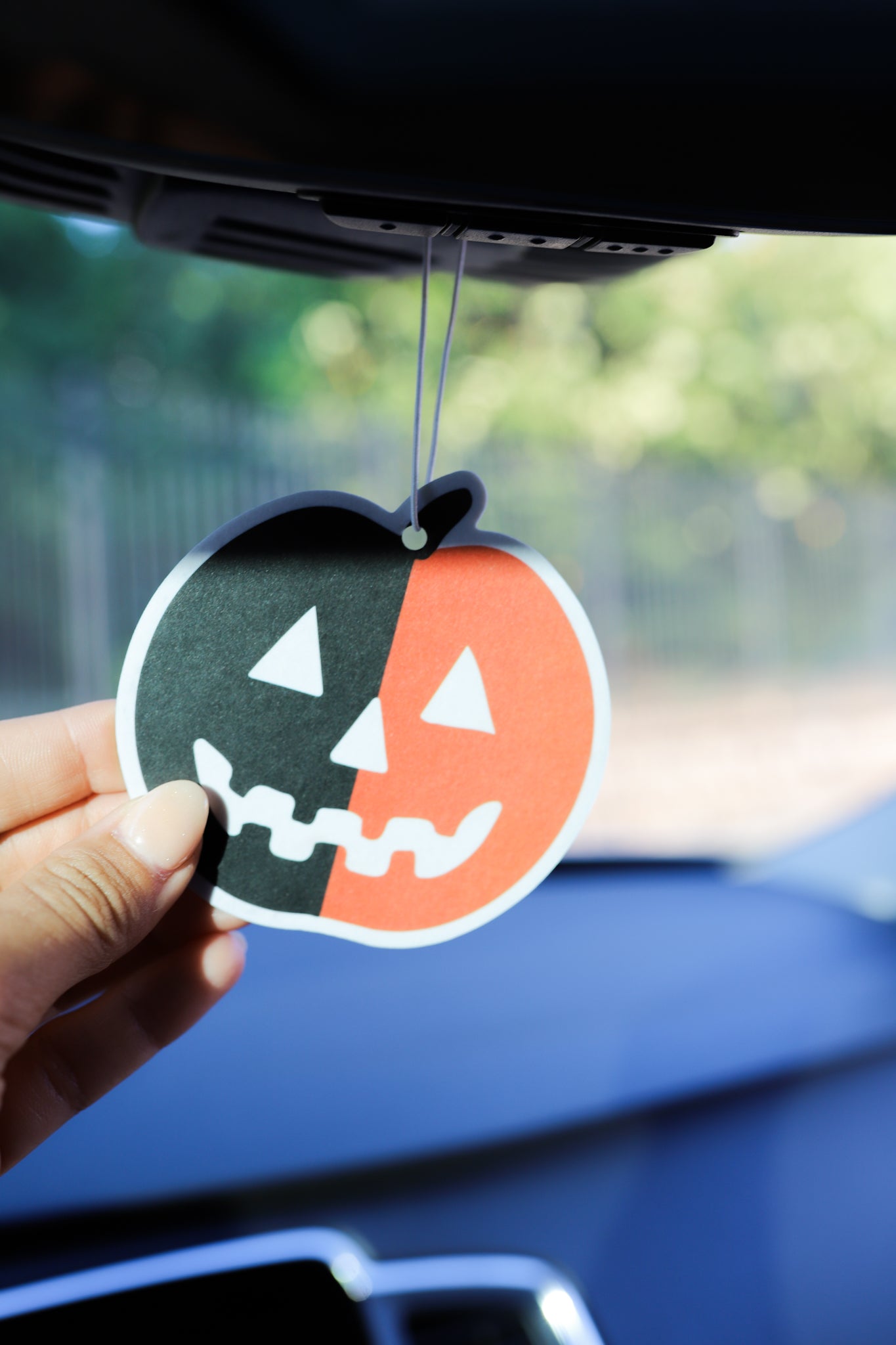 Color Block Pumpkin Air Freshener