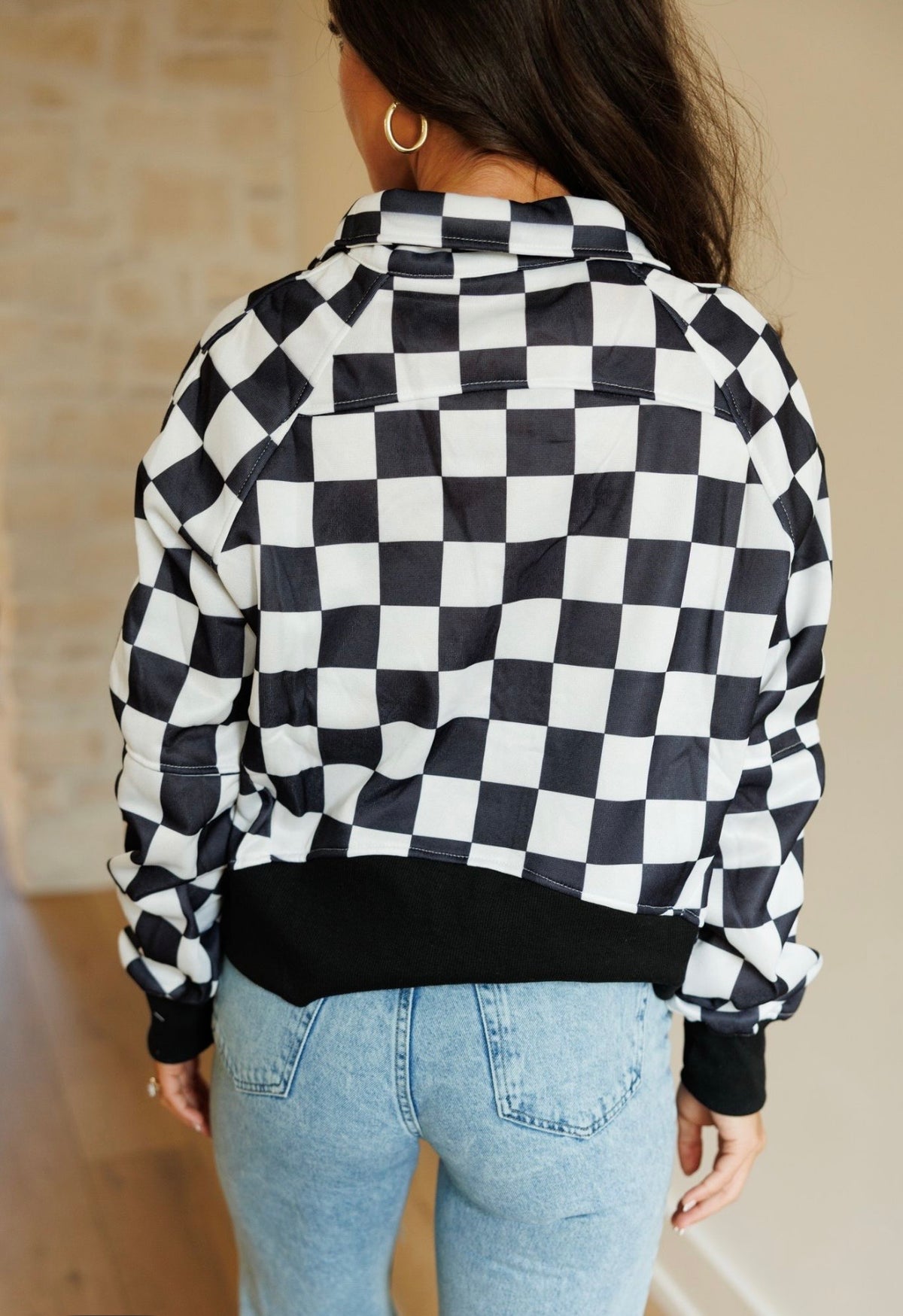 Checkerboard Pullover