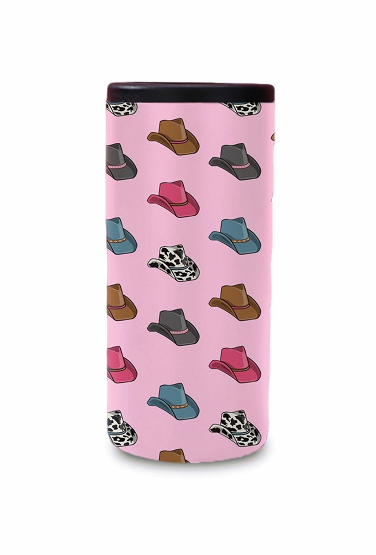 Hard Cooling Can in Pink Cowboy Hat