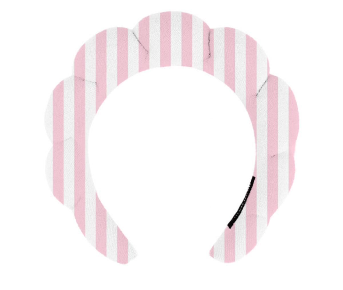 Pink Striped “Get Ready With Me” Skincare Headband