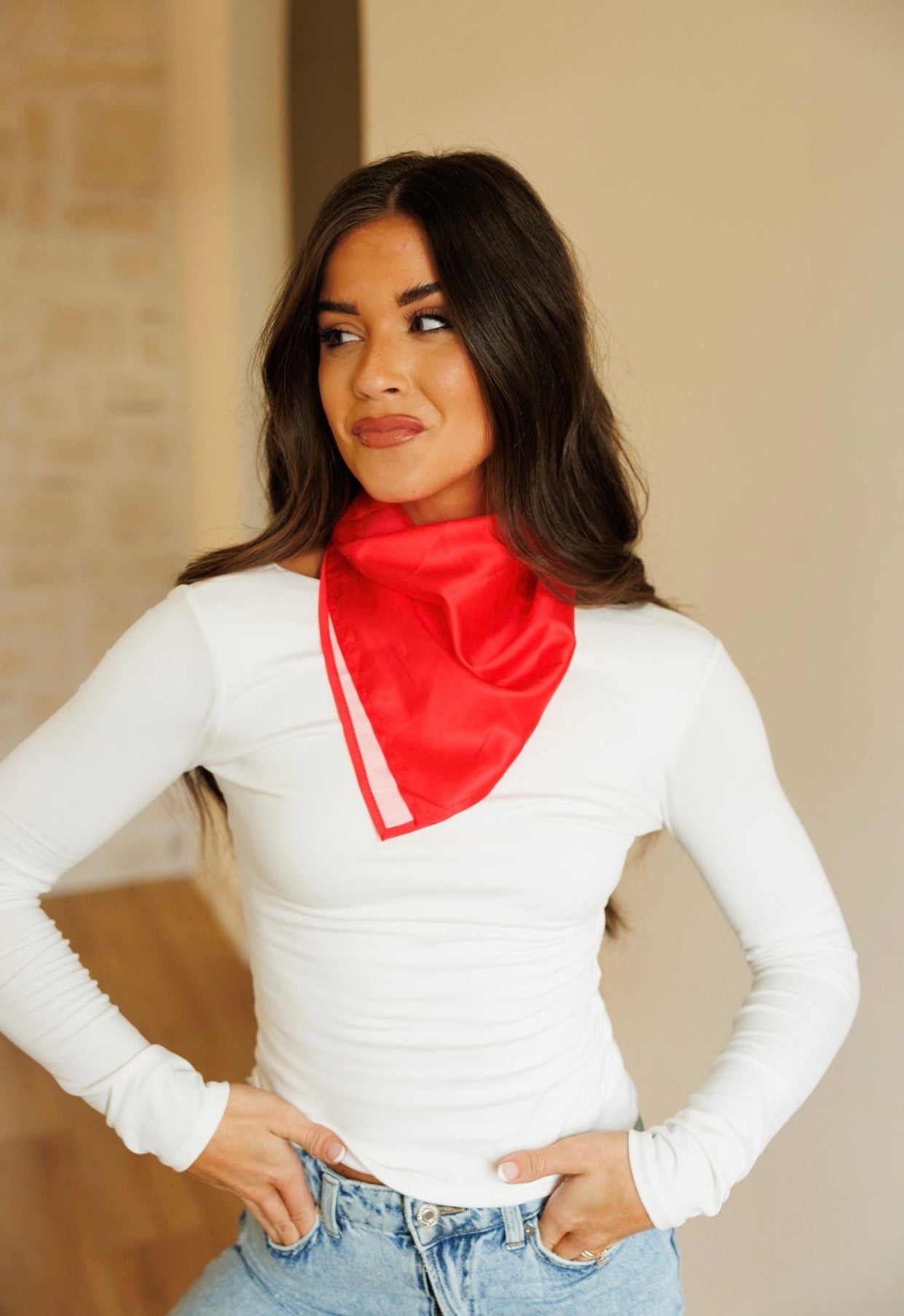 Red Buckaroo Scarf