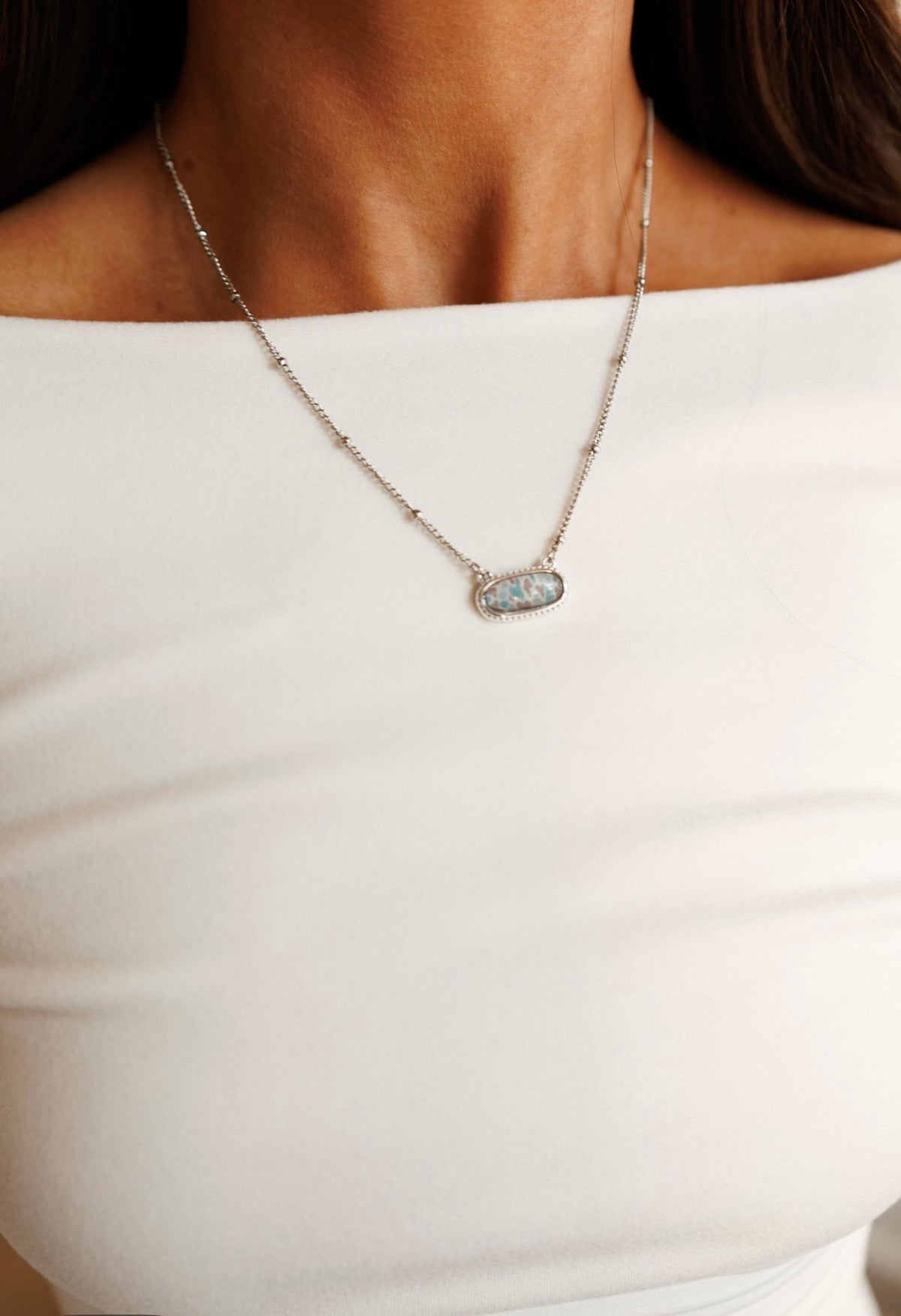 Silver Camo Necklace