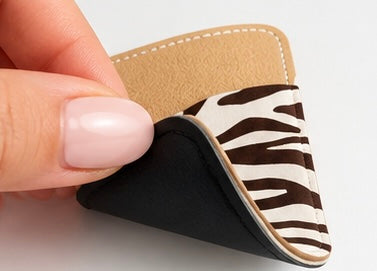 Zebra Striped Phone Pocket