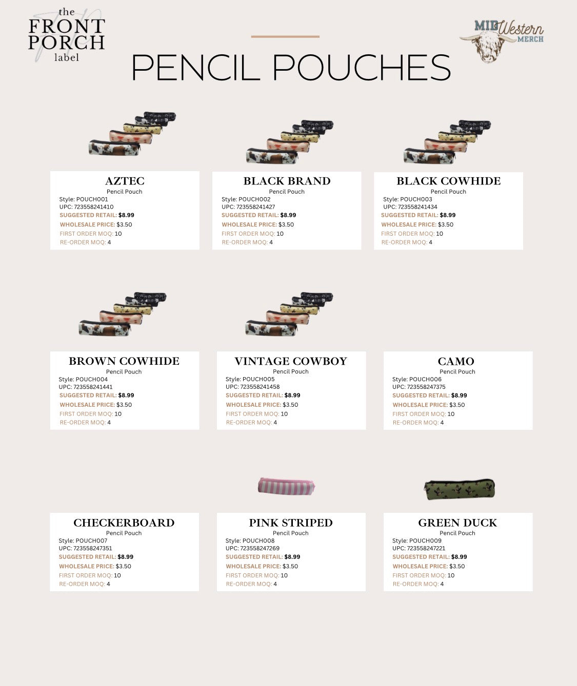 Pencil Pouch Bundle