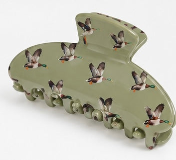 Green Duck Claw Clip