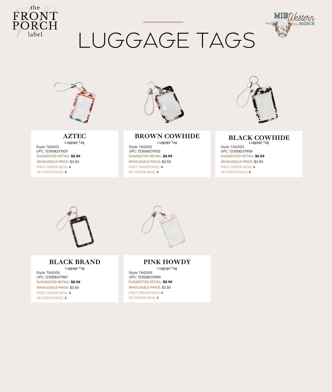 Luggage Tag Bundle