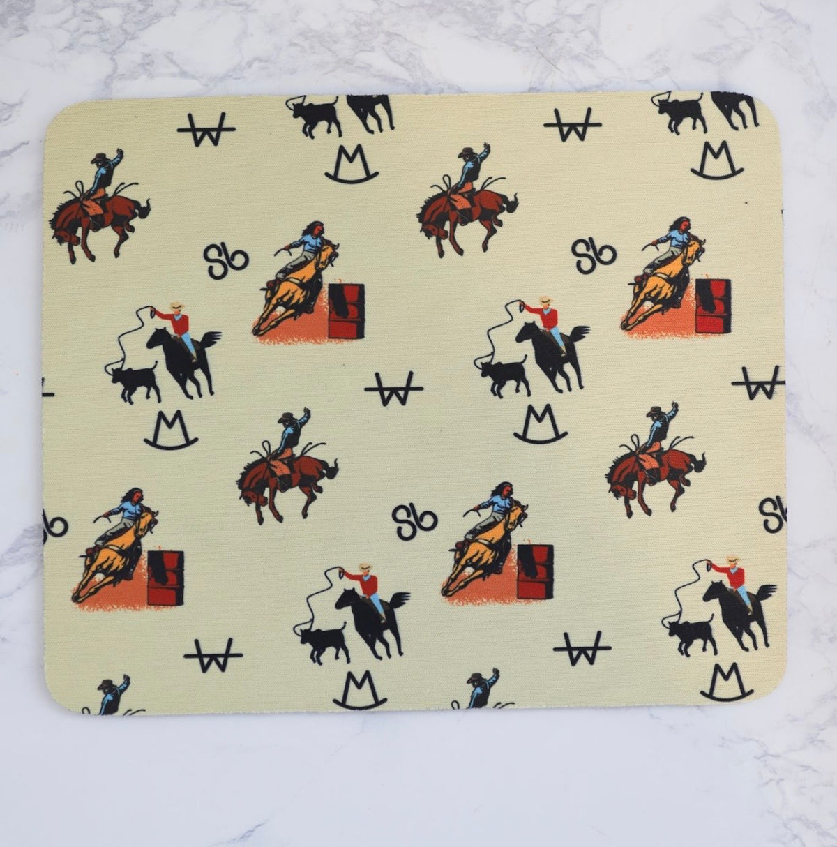 Vintage Cowboy Mouse Pad