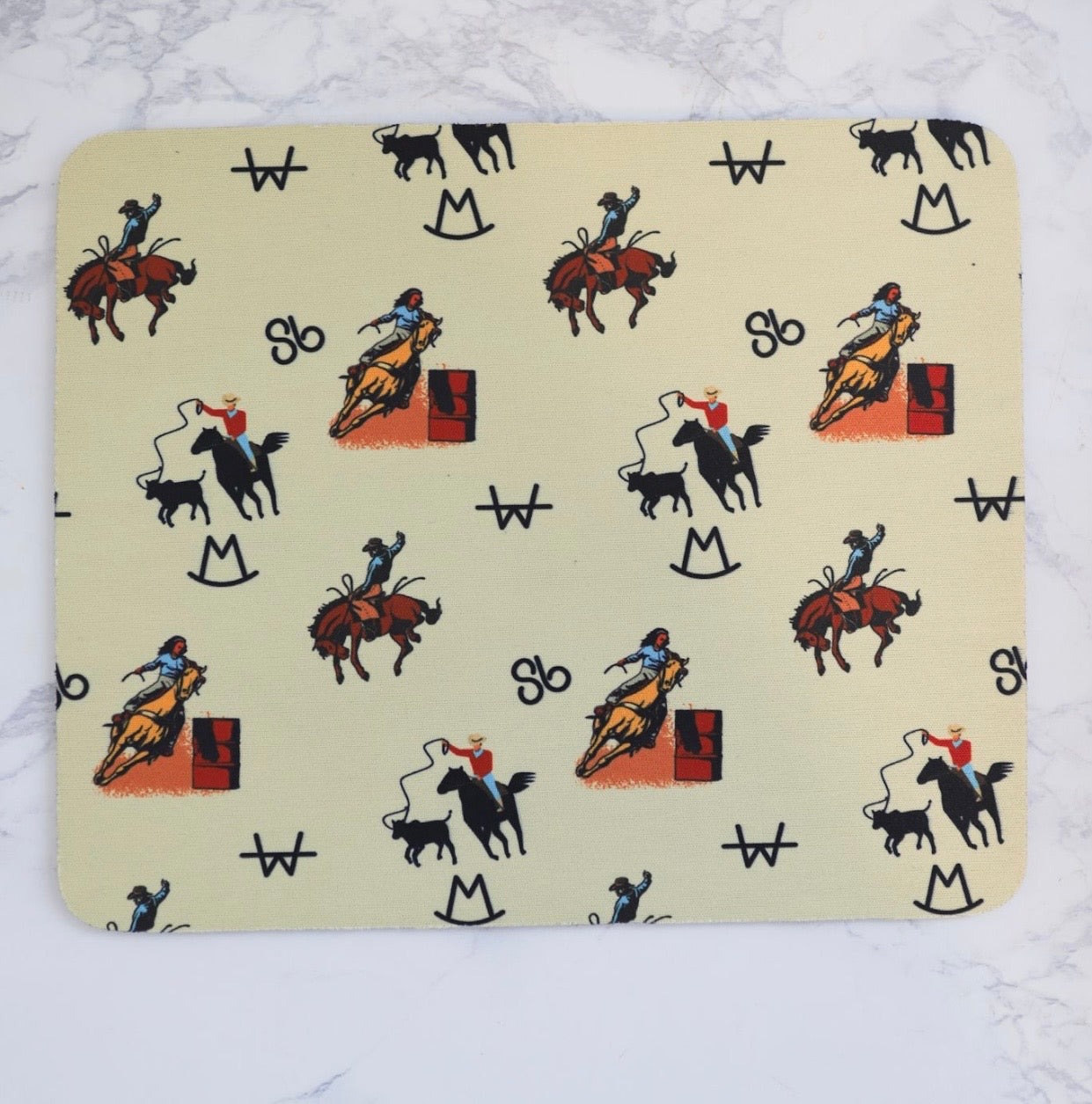 Vintage Cowboy Mouse Pad