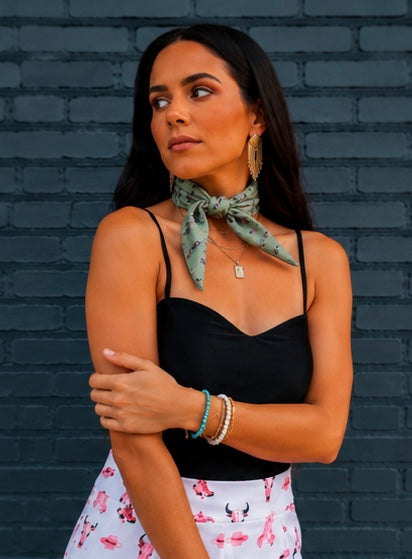 Green Duck Buckaroo Scarf