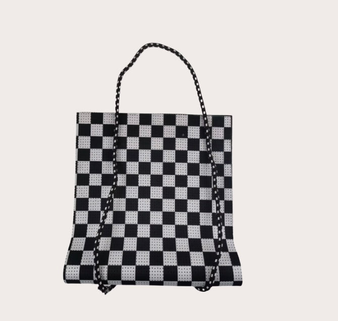 Large Tote in Checkerboard