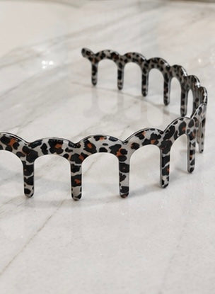 Leopard Zig-Zag Headband