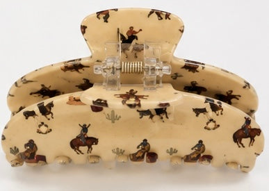 Vintage Cowboy Claw Clip