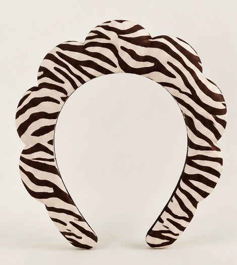 Zebra Stripe “Get Ready With Me” Skincare Headband