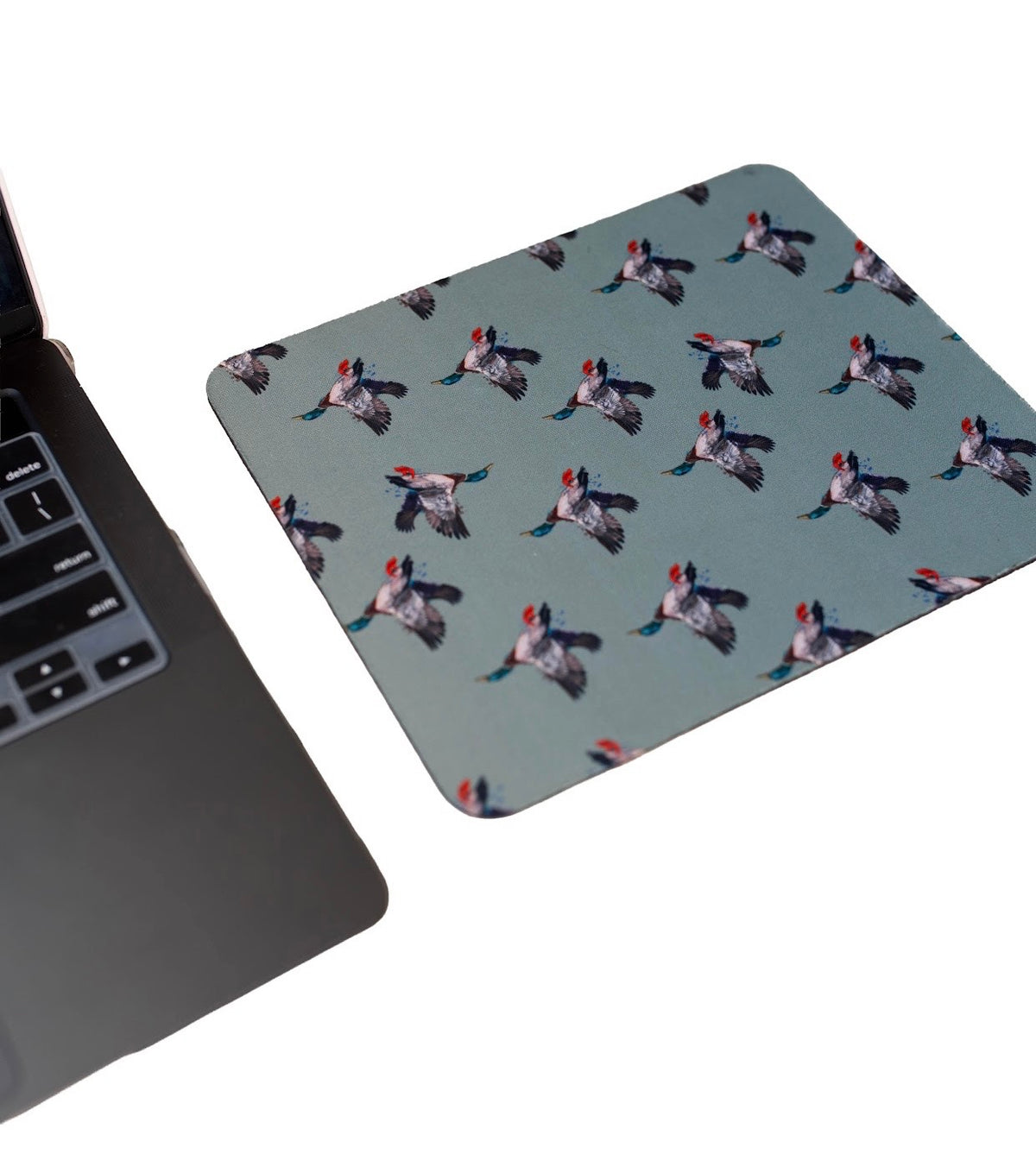 Green Duck Mouse Pad