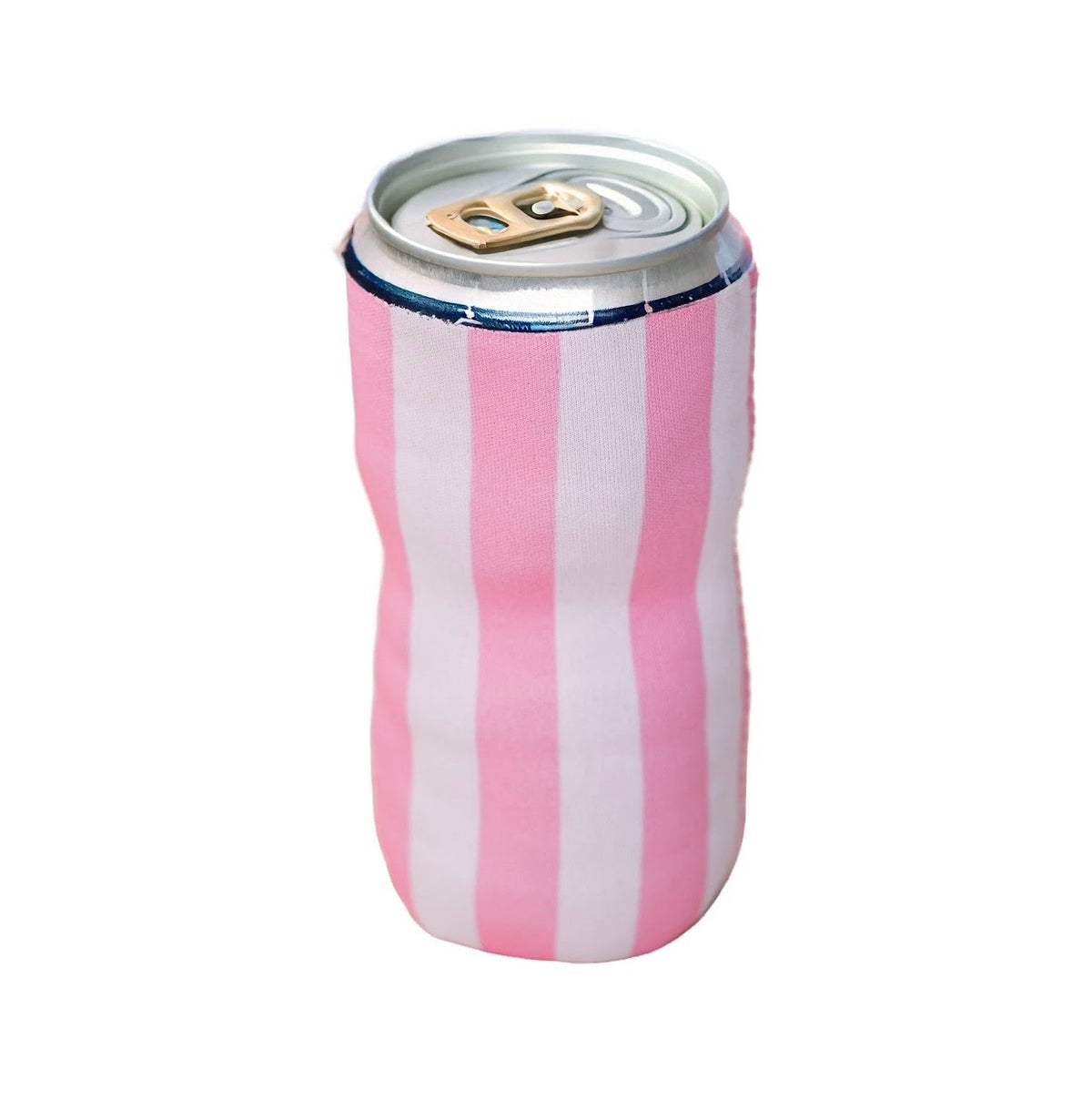 Pink Striped Tall Coozie 2-Pack