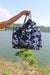 Large Tote in Black Cowhide