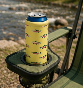Hard Cooling Can in Yellow Rainbow Trout